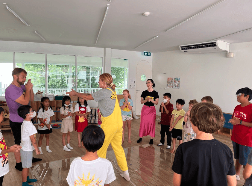 Schools drama class at Curtain Up Bangkok